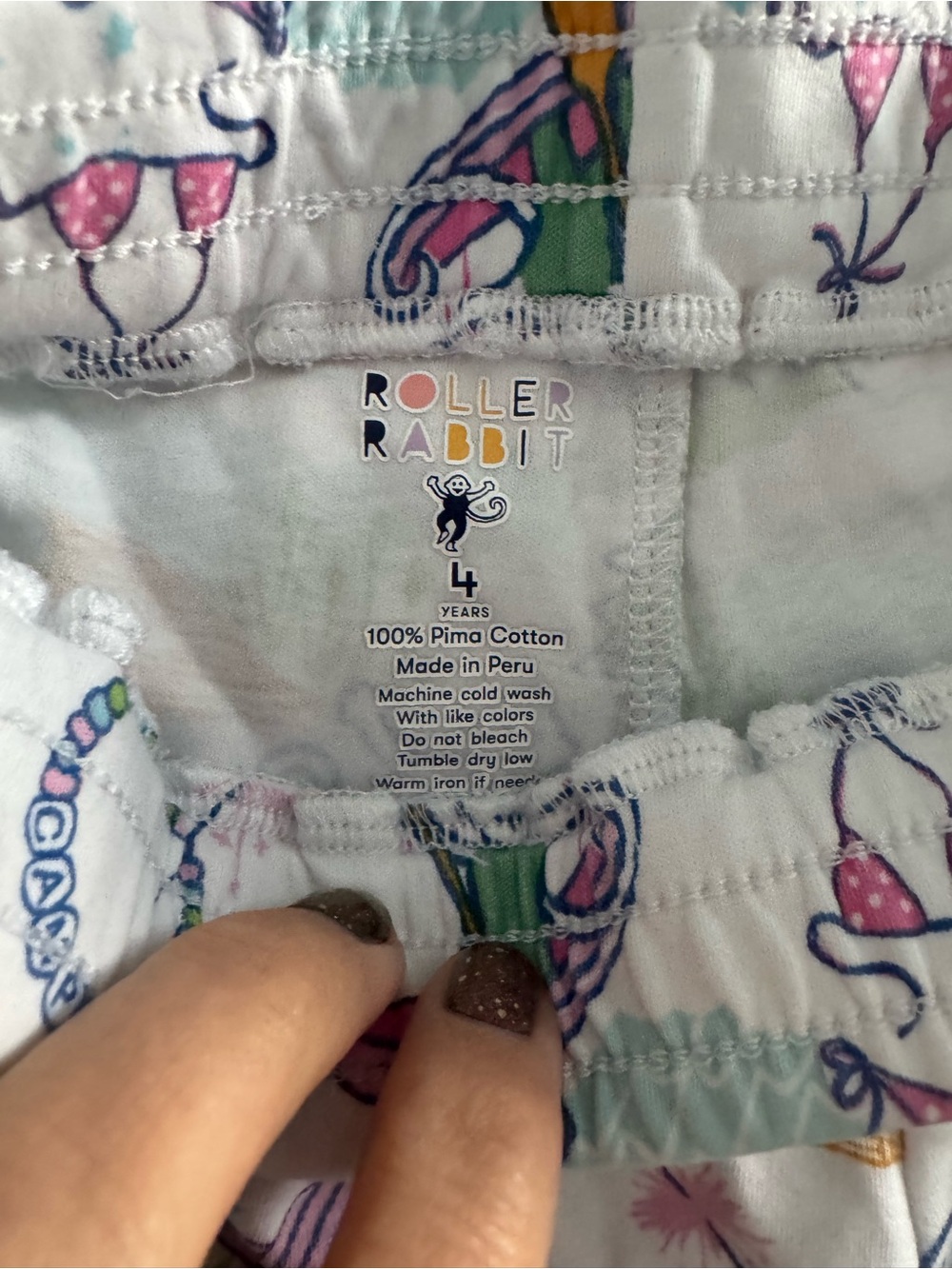 Roller Rabbit Kids Camp Print Pajama Set - Picture 3 of 3